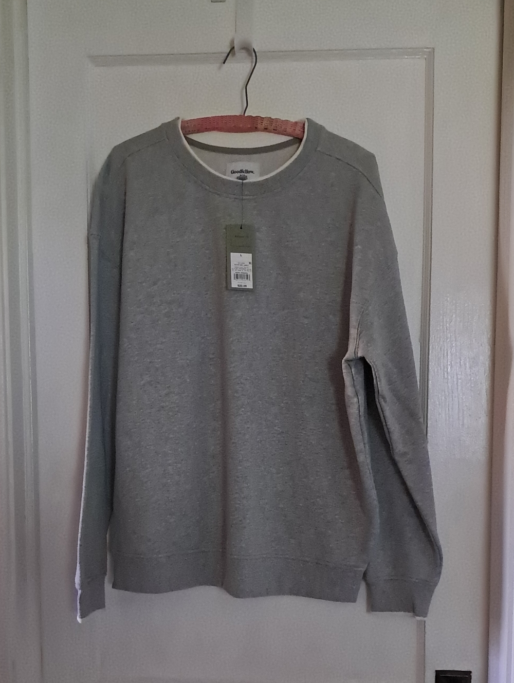 Goodfellow & Co Men's Crewneck Sweatshirt - Light Gray NWT Size L